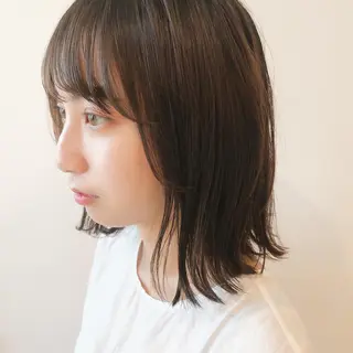 ミディアム ヤマモト マイのヘアスタイル