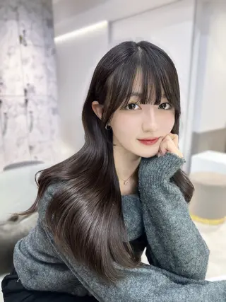 ロング カラー 🏅韓国ヘア/新宿/ レイヤー/KSukeのヘアスタイル