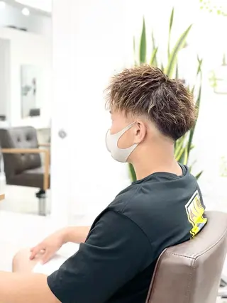 ショート メンズ カラー特化サロン ピリナ相武台前のヘアスタイル