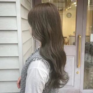 ロング カラー 大村 真咲のヘアスタイル