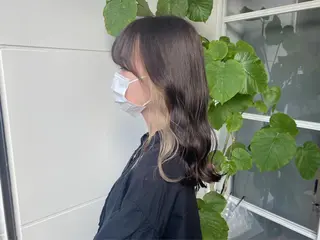 セミロング カラー ヘアアレンジ こじま しょういちのヘアスタイル