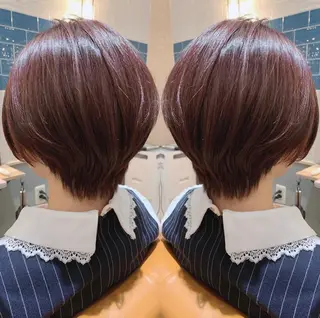 ショート カラー 髪質改善特化 ミサワコウキのヘアスタイル