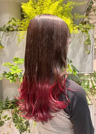 ロング カラー くさかみさき🌼暖色 /耳つぼ/オタク🌼のヘアスタイル