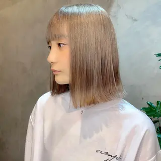ショート カラー 顔周りカット× 髪質改善【リョウ】のヘアスタイル