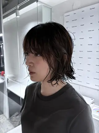 パーマ BURROW所属・松﨑 零央のヘアスタイル