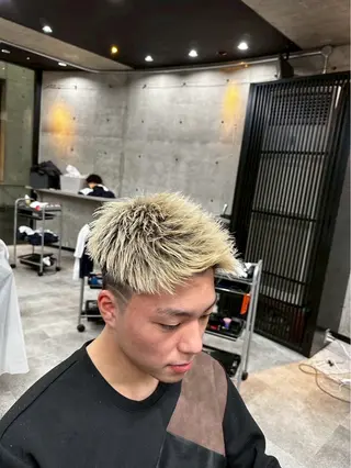 ショート メンズ era本店所属・笹尾 陸/era本店 メンズ短髪系美容師のヘアスタイル