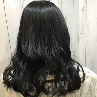セミロング カラー 金崎 新吾のヘアスタイル