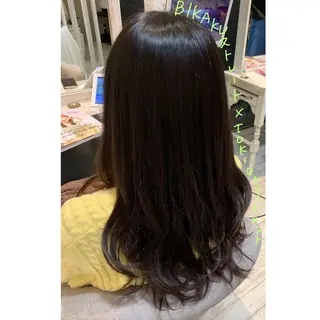 セミロング if所属・大崎if ほりはるかのヘアスタイル