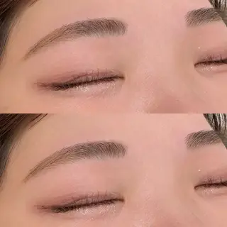 アイブロウ 透明感/韓国風 HIRARIのヘアスタイル