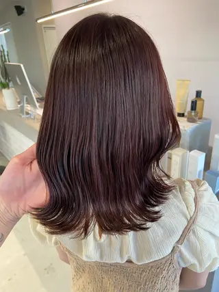 ミディアム カラー haruki所属・. nozomiのヘアスタイル