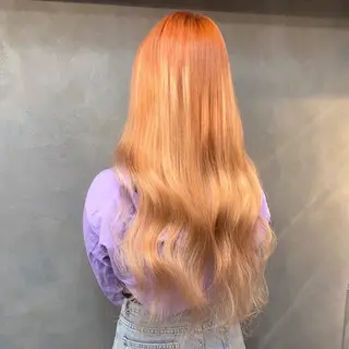 ロング ❤️‍🔥シールエク ＋カラー京❤️‍🔥のヘアスタイル