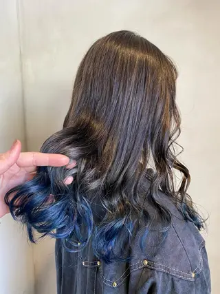 セミロング カラー 🦋店長🦋 ほんさわ みずきのヘアスタイル