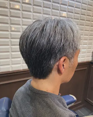ショート メンズ ルピナス中田店長 山口大地のヘアスタイル