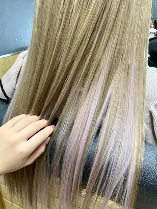 ロング カラー ヘアアレンジ 🦋 SHION 🦋のヘアスタイル