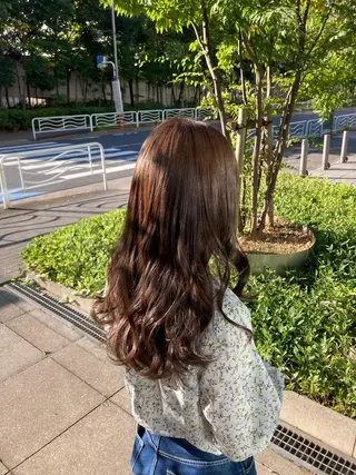 ロング カラー ヘアアレンジ シャルマン銀座店所属・🌟東銀座マンツーマ ン🌟タカナシのヘアスタイル