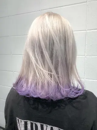 ミディアム カラー ハイトーンカラー ⭐️NAZUNAのヘアスタイル