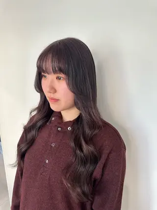 ロング Mio｜ぱつっとボブ ｜髪質改善ストレートのヘアスタイル