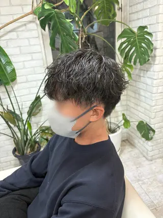 パーマ メンズ 🎃0円パーマモデル 募集／佐藤菜々美🎀のヘアスタイル