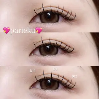 マツエク・マツパ Mell Yuuna ♡パリエク /束感のマツエク・マツパデザイン