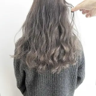 ミディアム カラー ヘアアレンジ ネイル iplus✴ まつげ、眉毛、耳つぼのマツエク・マツパデザイン