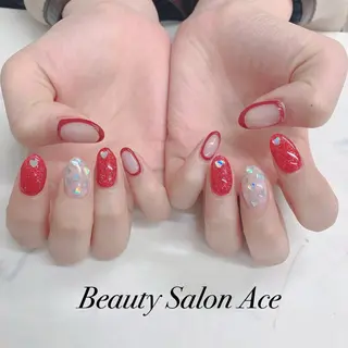 ネイル Beauty Salon Ace(ネイルサロン エース)所属・池袋フィルイン Ace♡長さだしのネイルデザイン