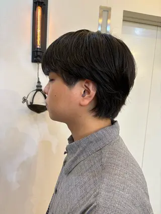 パーマ メンズ 似合わせカット‪// 鶴我万唯華のヘアスタイル