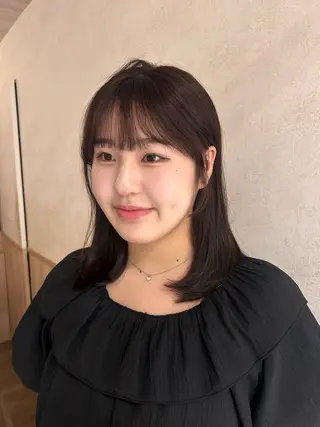 ミディアム カラー 透明感カラー/ トリートメント🌷のヘアスタイル