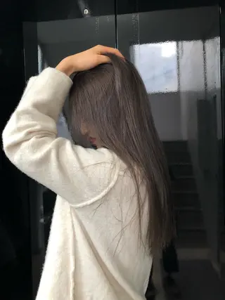 ロング カラー 川野 賢のヘアスタイル