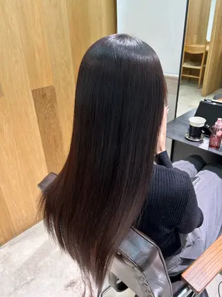 ロング 🩵縮毛矯正  髪質 改善 美髪🩵のヘアスタイル