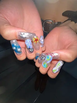 ネイル 🎀ボブ+ハイトーン シュカ👶🏻のヘアスタイル