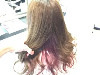 ロング カラー 💓シールエクステ ルミエールのヘアスタイル