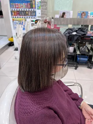 ミディアム 💫デザインパーマ 💫小沢有佑のヘアスタイル