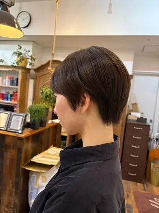 ショート 似合わせカット‪// 鶴我万唯華のヘアスタイル