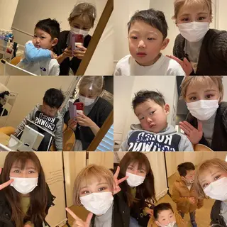 ショート カラー メンズ キッズ ショート、ボブなら お任せ❤️石川由美のヘアスタイル