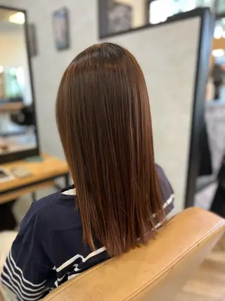 セミロング est hair Ameri 松戸店所属・和田 真弥のヘアスタイル