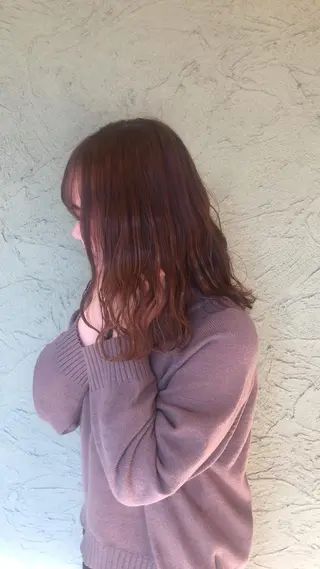 セミロング カラー merc. 福田茜のヘアスタイル