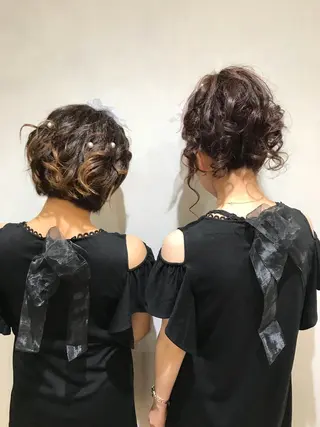 ヘアアレンジ 難波/白髪ぼかし/ KAORIのヘアスタイル