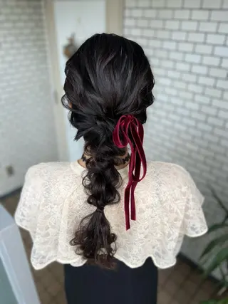 ヘアアレンジ 大人可愛いヘアメイク 💋🧚‍♀️しずかのヘアスタイル