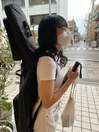 セミロング カラー ヘアアレンジ パーマ指名No1 /namiのヘアスタイル