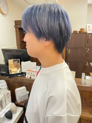 カラー 🦋ショートカット モデル古橋紀輔🦋のヘアスタイル