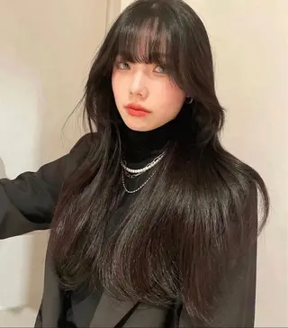 ロング カラー 🫧🇰🇷韓国ヘア レイヤー🐺Yutaのヘアスタイル
