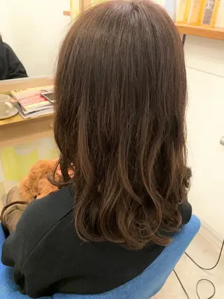 ロング カラー 【髪質改善】【美髪】 【ツヤ髪】ほしのちりのヘアスタイル