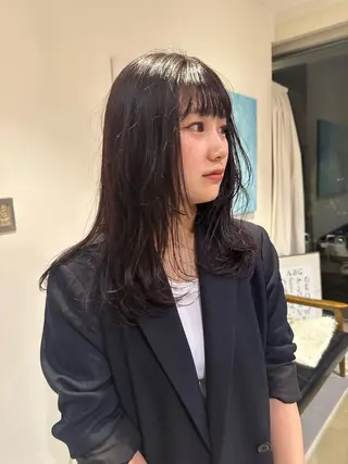 セミロング カラー Dreap chikakoのヘアスタイル