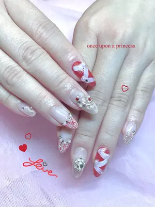ネイル Once upon a princessシェアサロンL'OM OSAKA所属・Once upon a princessのネイルデザイン