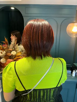 ショート カラー 🍊暖色カラー🍊 sakuraのヘアスタイル