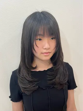 ミディアム 【完全半個室】 puul　かなのヘアスタイル