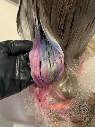 ロング カラー パーマ 香取 康平のヘアスタイル