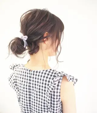 ミディアム カラー ヘアアレンジ Mariana/ 鶴原-ハイライトのヘアスタイル