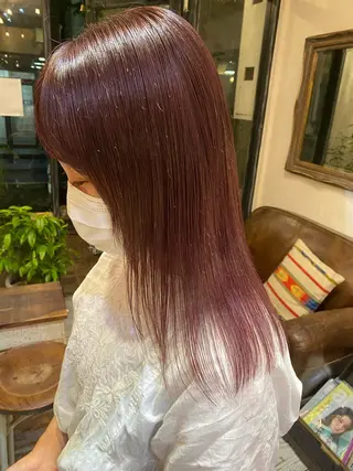 ロング カラー メンズカット KOUKIのヘアスタイル