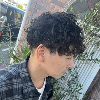 ショート パーマ 🌟髪質改善 透明感カラー　SAEのヘアスタイル